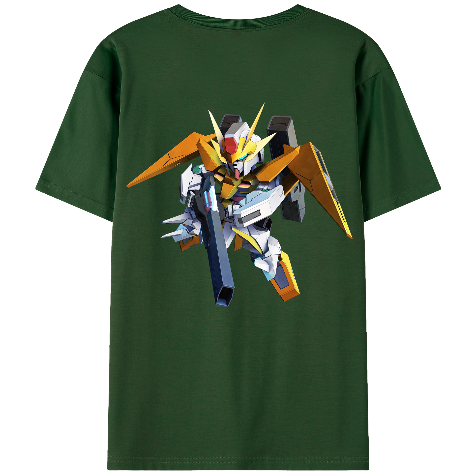 （画像用） 機動戦士ガンダム Mobile Suit Gundam 綿100％半袖Tシャツ（背面プリント）